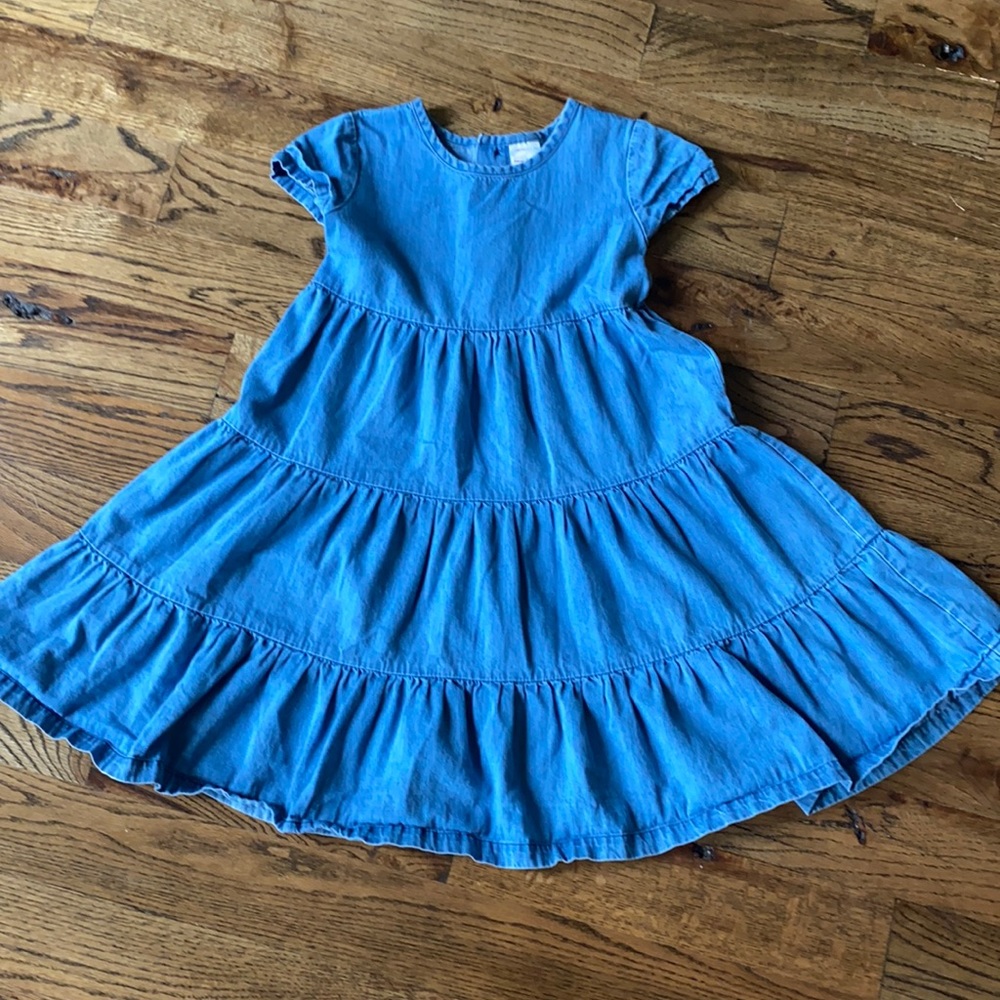 Hanna Andersson Blue Denim Twirl Dress